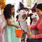3 Pack Halloween Trick or Treat Buckets (Orange, Pink, Green) - 1"L x 1"W x 1"H